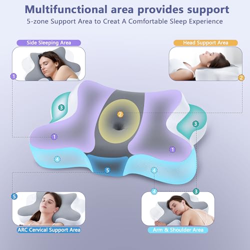 50% Off A-Pce Ergonomic Memory Foam Cervical Pillow - Image 2