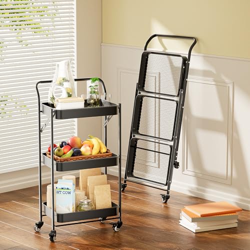 Save 50% on JAQ Foldable Rolling Cart for Office & Garage - Image 4