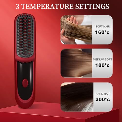 Save 30% on KNISUZ Go Brush Pro 2026 Portable Hair Straightener - Image 3