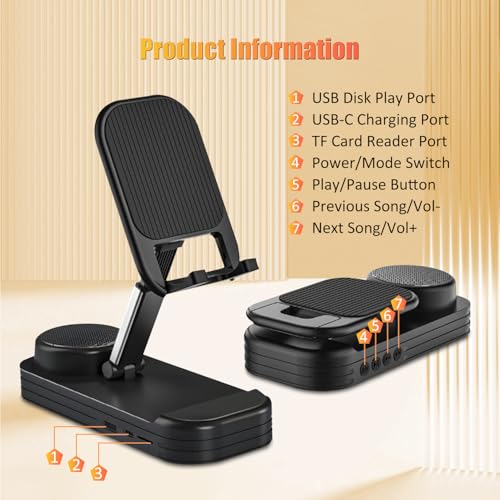 53% Off Wireless Bluetooth Speaker with Phone Stand - Image 7