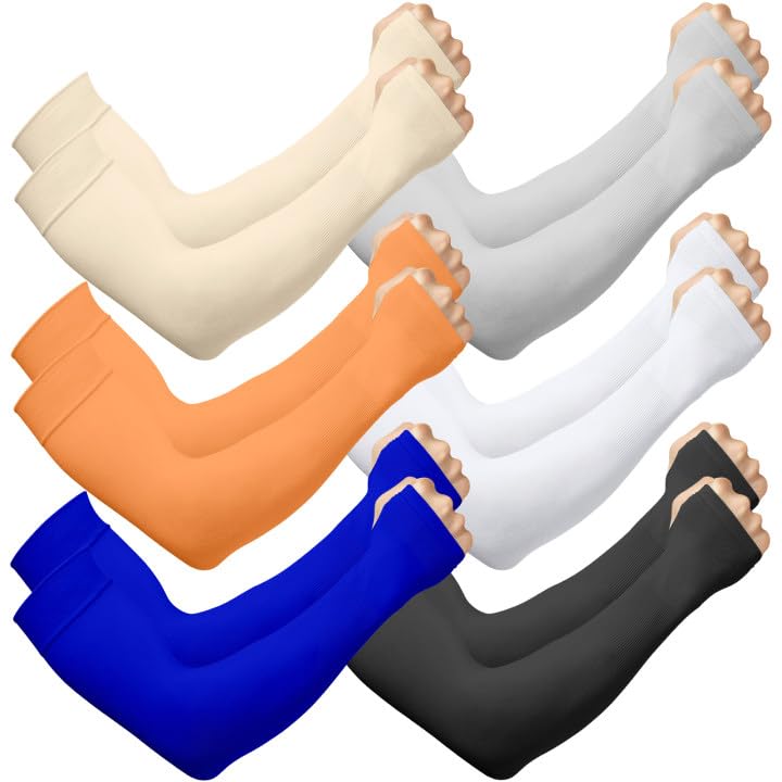 50% Off UPF 50 Arm Sleeves for Sports & Outdoor Activities