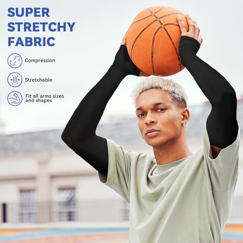 50% Off UPF 50 Arm Sleeves for Sports & Outdoor Activities - Image 4