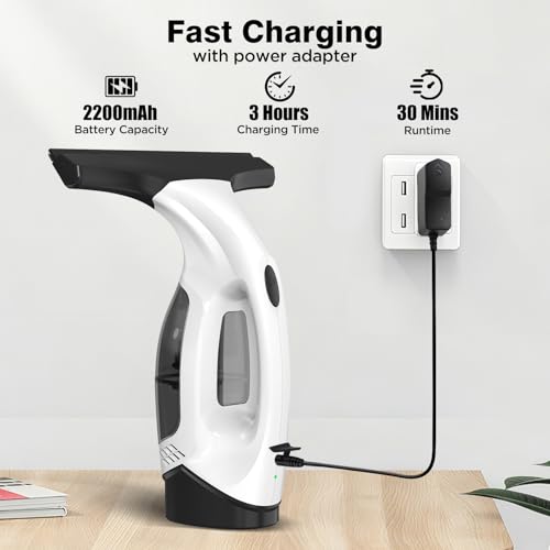 Save 40% on ZRHI Cordless Electric Window Vacuum Cleaner - Image 4