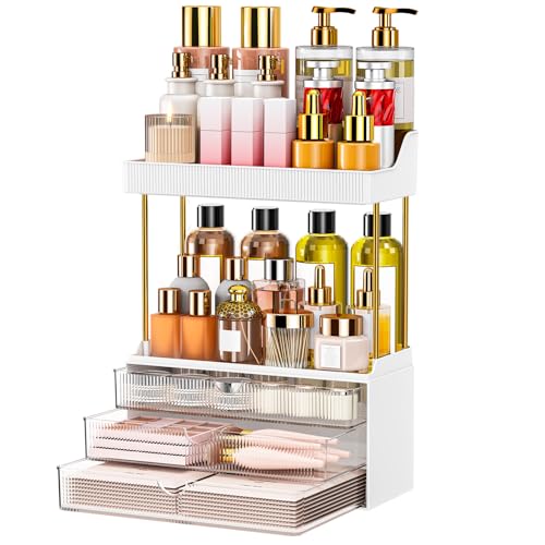 Save $10 on 5-Tier Clear Makeup Organizer with Drawers - Image 1