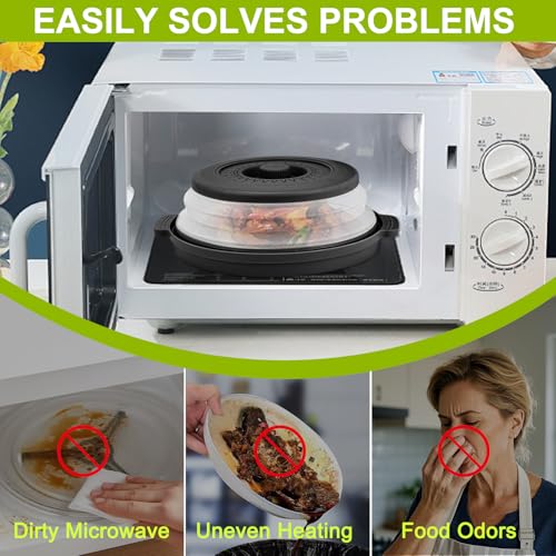 Save 50% on 2-Pack Microwave Splatter Cover Set - Image 2
