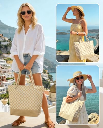 Save $20 on WOOMADA Large Straw Beach Tote Bag - Image 2