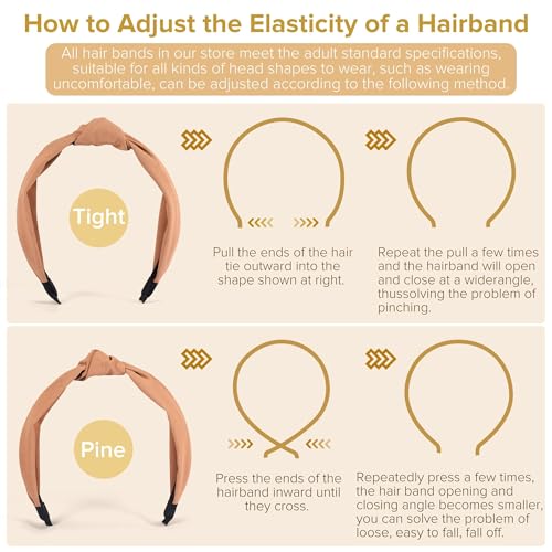 61% Off DiyJibb 6-Pack Knotted Headbands for Women & Girls - Image 5