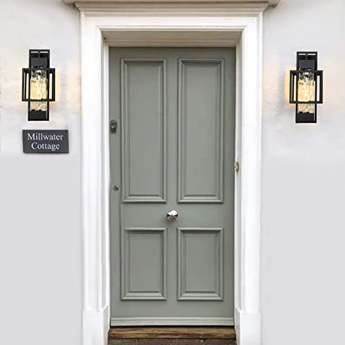 42% Off PARTPHONER Modern Outdoor Wall Sconce Lights (2-Pack) - Image 6