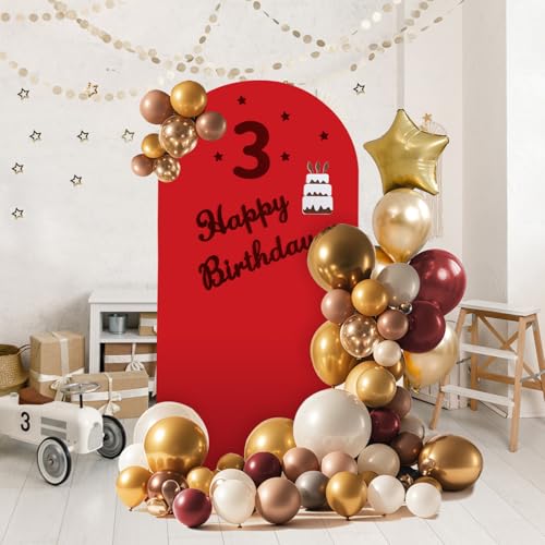 Save 30% on Gold Arch Backdrop Stand & Cover Set for Parties - Image 5
