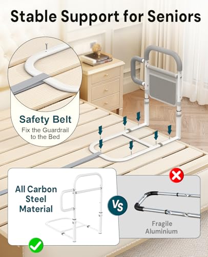 Save $20 on ONTHEWEI Bed Safety Rails for Seniors - Image 5