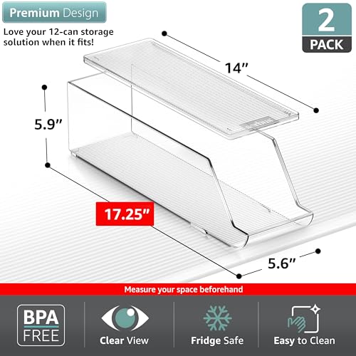 Save 32% on Sorbus Stackable Soda Can Organizer (2-Pack) - Image 2