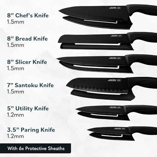 Save 62% on Home Hero 12-Piece Ceramic Coated Knife Set - Image 3