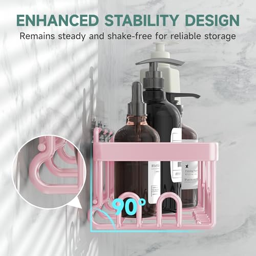 Save 26% on Veken No-Drill Shower Caddy 6-Pack - Image 2
