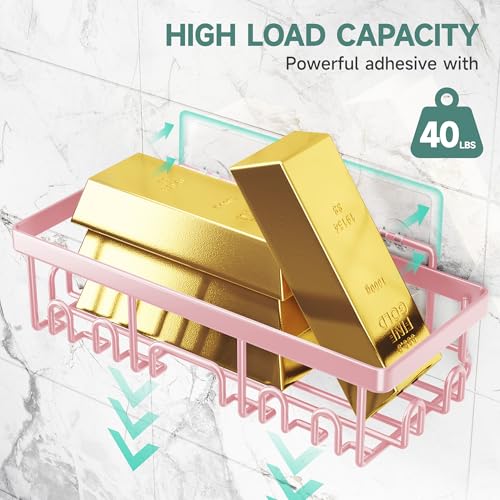 Save 26% on Veken No-Drill Shower Caddy 6-Pack - Image 3