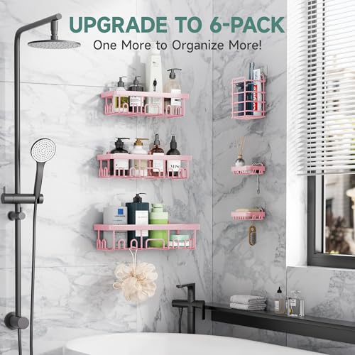 Save 26% on Veken No-Drill Shower Caddy 6-Pack - Image 6