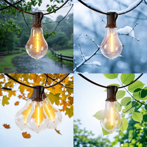 50% Off Outdoor String Lights - 100ft Shatterproof Warm Lights - Image 3