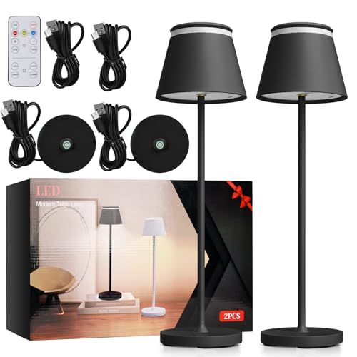 50% Off Cordless Table Lamps Set of 2 with Remote Control - Image 2