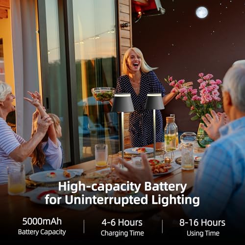 50% Off Cordless Table Lamps Set of 2 with Remote Control - Image 5