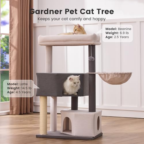 28% Off Heavy-Duty Corduroy Cat Tree for Large Cats - Image 3