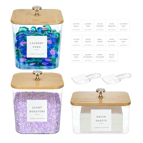 42% Off POLRAI 3-Piece Laundry Storage Container Set - Image 1