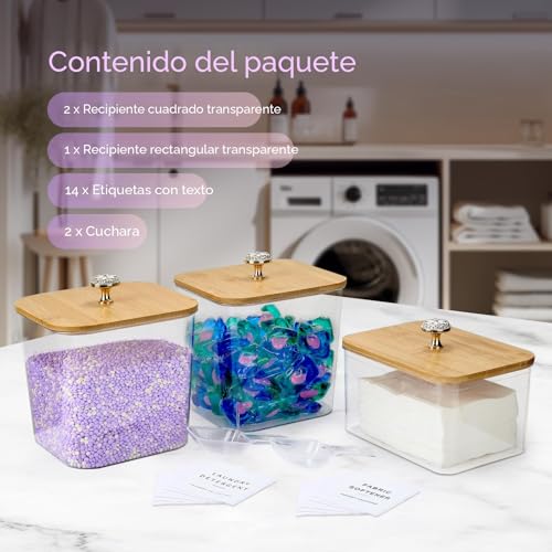 42% Off POLRAI 3-Piece Laundry Storage Container Set - Image 2