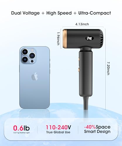 40% Off Flashbase Travel Hair Dryer with Magnetic Attachments - Image 2