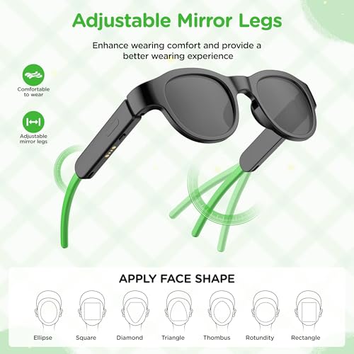 50% Off Kids Smart Sunglasses with Light-Up Glasses & Sound - Image 7