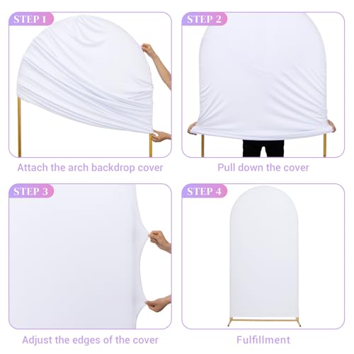 Save 44% on Toolterritary 3-Piece Metal Arch Backdrop Stand Set - Image 4