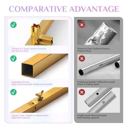 Save 44% on Toolterritary 3-Piece Metal Arch Backdrop Stand Set - Image 5