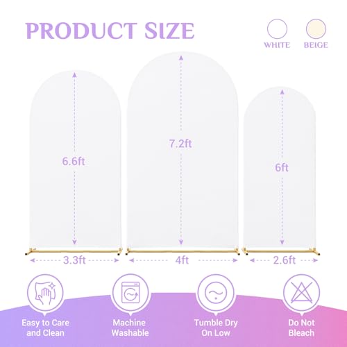 Save 44% on Toolterritary 3-Piece Metal Arch Backdrop Stand Set - Image 6