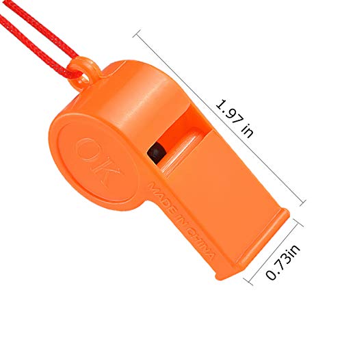 50% Off WSYUB 72-Piece Plastic Whistles with Lanyards - Image 2