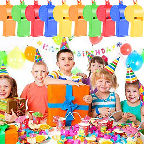 50% Off WSYUB 72-Piece Plastic Whistles with Lanyards - Image 5