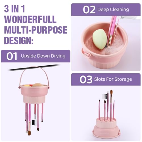 36% Off GOLIKEE 3-in-1 Silicone Makeup Brush Cleaner Mat - Image 2