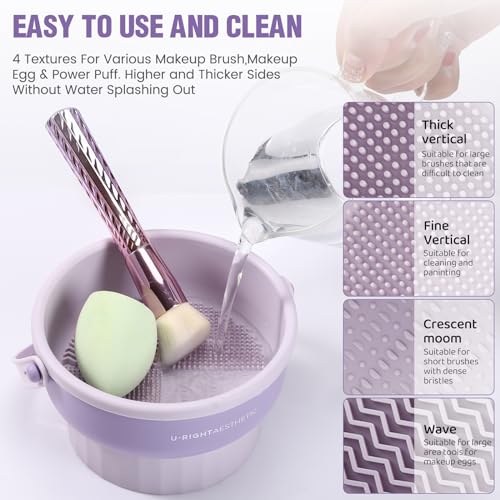 36% Off GOLIKEE 3-in-1 Silicone Makeup Brush Cleaner Mat - Image 3