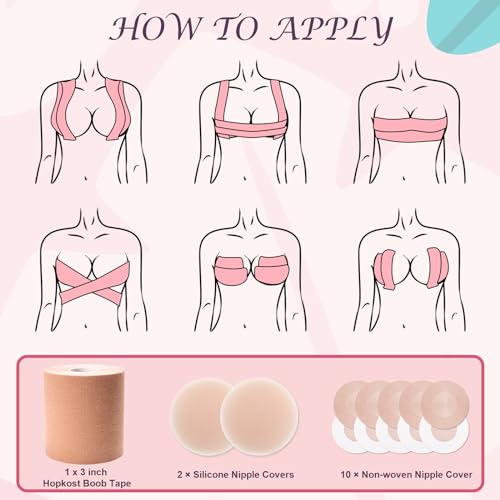 40% Off Hopkost Breast Lift Tape with Nipple Covers - Image 3