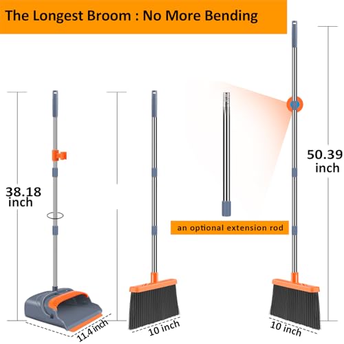 Save 28% on Kelamayi Self-Cleaning Broom & Dustpan Set - Image 2