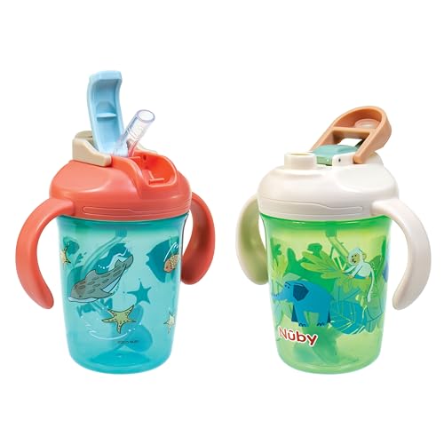 Save 34% on Nuby 2-in-1 Toddler Cup 2-Pack - Image 1