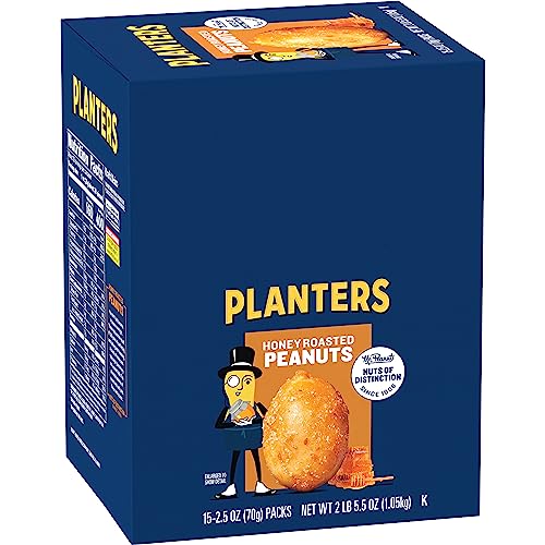 Save 11% on Planters Honey Roasted Peanuts Snack Packs - Image 1