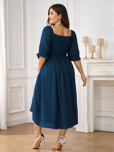 50% Off SCOMCHIC Plus Size Maxi Dress with Pockets - Image 6