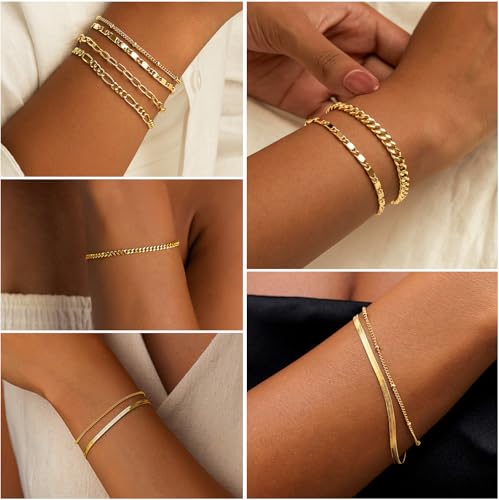 Gokeey 7-Piece Gold Plated Bracelet Set for Women - $4.99 - Image 6