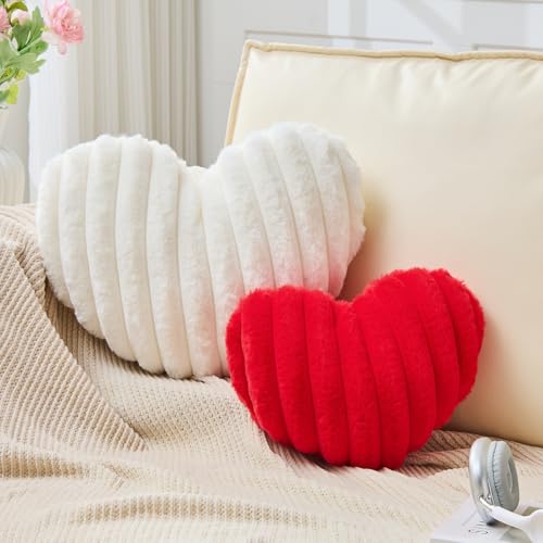 50% Off Heart-Shaped Throw Pillows for Valentine's Day Decor