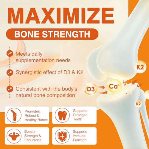 Save 15% on ZEBORA Vitamin D3 K2 5000 IU Bone & Immune Support - Image 4