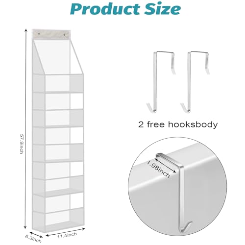 50% Off Bbbyddd Over-The-Door Organizer with Clear Pockets - Image 3