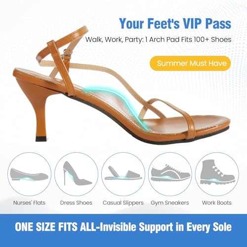 PLERE Arch Support Insoles - 2 Pairs for Foot Pain Relief - Image 6