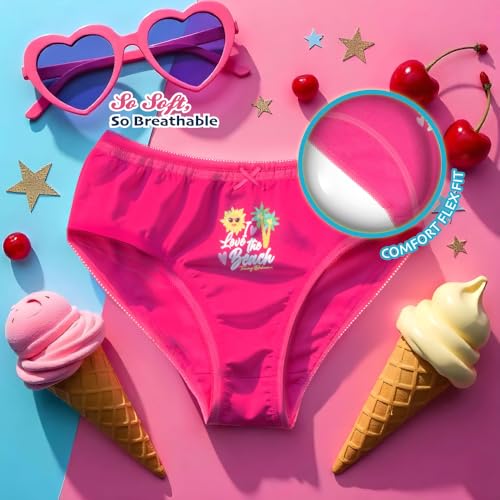 80% Off Tommy Bahama Girls' 5-Pack Cotton Underwear - Image 3