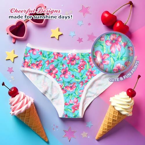 80% Off Tommy Bahama Girls' 5-Pack Cotton Underwear - Image 4