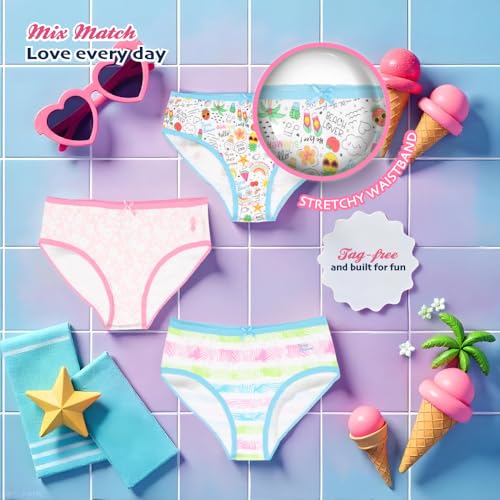 80% Off Tommy Bahama Girls' 5-Pack Cotton Underwear - Image 5