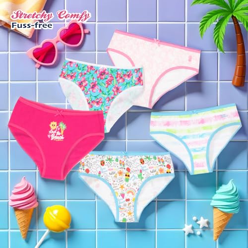 80% Off Tommy Bahama Girls' 5-Pack Cotton Underwear - Image 6