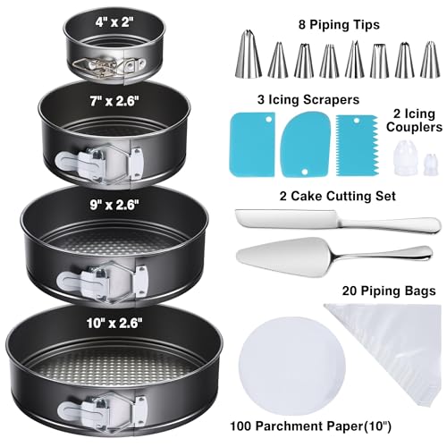 40% Off 139-Piece Springform Cake Pan & Decorating Set - Image 2