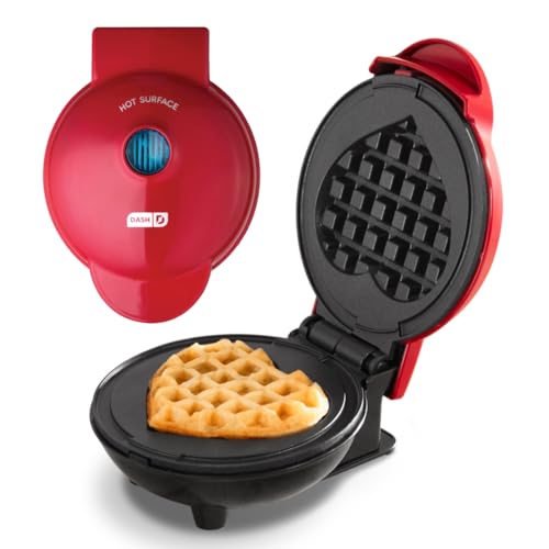 Dash Mini Heart Waffle Maker for $10.95 - Clip Coupon - Image 1